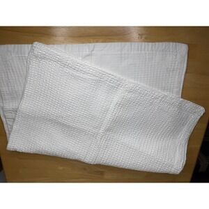 Threshold White Waffle Weave Pillow Shams set x2 100% Cotton Textured